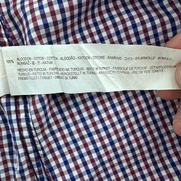 Zara Man Slim Fit Long Sleeve Checkered Shirt - Picture 5 of 10